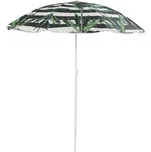 Slunečník PALMA 180 cm, černo-bílý