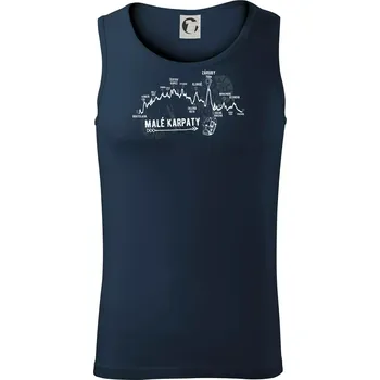 Profil Malé karpaty - Tílko pánské Core - 2XL ( Námořní modrá (velmi tmavá - téměř černá) )