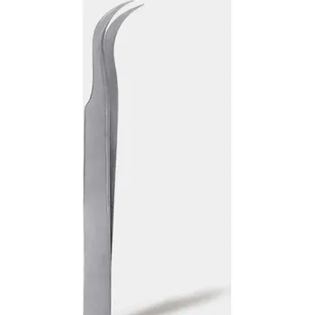 Kosmetická pinzeta Pinzeta na řasy zahnutá S-typ 117 mm-nerez BLINK LASH
