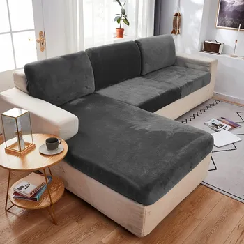 Napínací potah Potah na pohovku (kanape) šedý