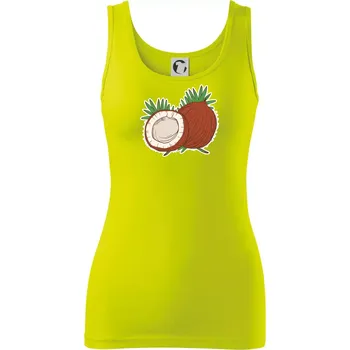 Kokos - Dámské tílko - S ( Limetková )