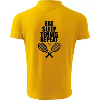 Pánská košile Eat sleep tennis - Polokošile pánská Pique Polo 203 - L ( Žlutá )