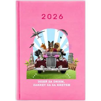 Kalendář Knižkový kalendář 2026 A5 růžový