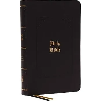 KJV, Personal Size Large Print Reference Bible, Vintage Series, Black Leathersoft, Red Letter, Comfort Print - Thomas Nelson