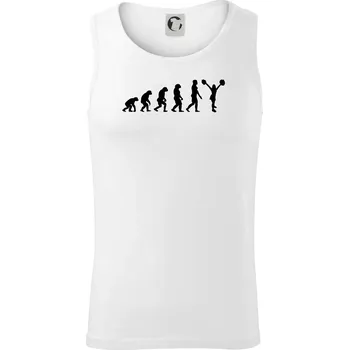 Evolution cheerleading - roztleskávačka - Tílko pánské Core - M ( Bílá )