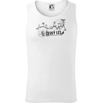 Profil Český les - Tílko pánské Core - XL ( Bílá )