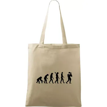 Evoluce box - Taška bavlněná - 42 x 38 cm ( Naturální )