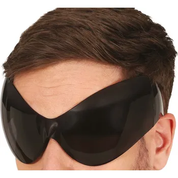 Brýle široké černé futuristický vzhled