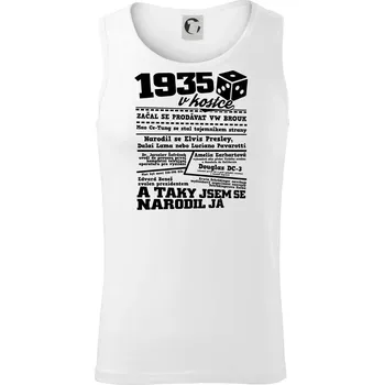 1935 v kostce - Tílko pánské Core - S ( Bílá )