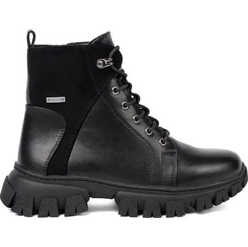 Dámská treková obuv Černé dámské kotníkové boty s robustní podrážkou a zipem PB251B Velikost: 39