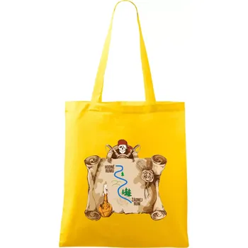 Cesta rumu - Taška bavlněná - 42 x 38 cm ( Žlutá )