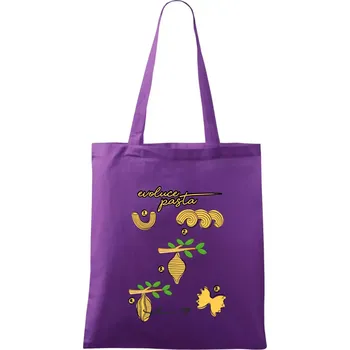 Evoluce pasta - Taška bavlněná - 42 x 38 cm ( Fialová )