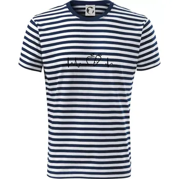 EKG zelenina - Triko na vodu - L ( Prouhovaná )