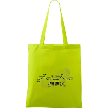 Profil Jablonec nad Nisou - Taška bavlněná - 42 x 38 cm ( Limetková )
