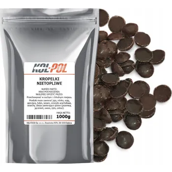 Čokoláda Čokoládová dekorace Kol-pol - hnědé netající kapičky 1 kg