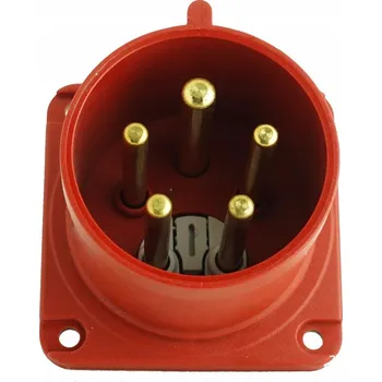 Elektrická zásuvka Zásuvková lišta – fázová propojka, přímá, 5P, 32A, 400V