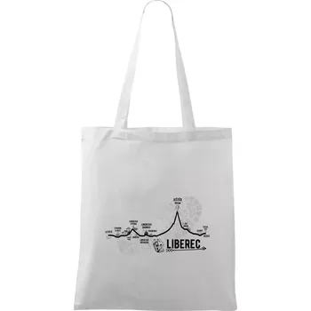 Profil Liberec - Taška bavlněná - 42 x 38 cm ( Bílá )