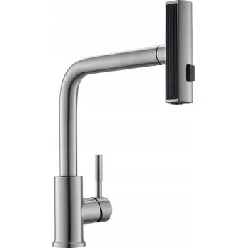 Vodovodní baterie Stojánková kuchyňská baterie GOODCORNER Exkluzivní Bateria Kuchenna GOODCORNER stříbrná