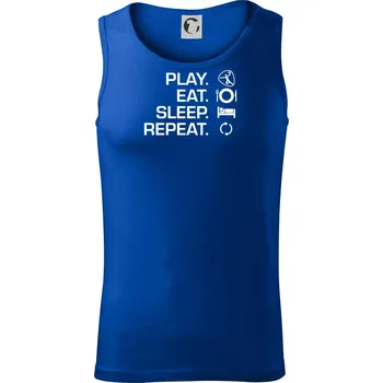 Play Eat Sleep Repeat házená - Tílko pánské Core - XL ( Královská modrá )