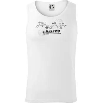 Profil kopca - Malá fatra - Tílko pánské Core - 2XL ( Bílá )