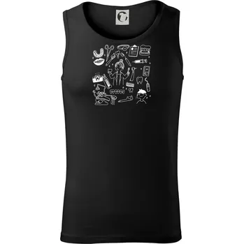 Pánské termoprádlo Veselá zubařka - Tílko pánské Core - 2XL ( Černá )