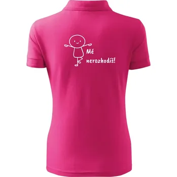 Mě nerozhodíš - Polokošile dámská Pique Polo - 2XL ( Purpurová )