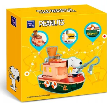 ostatní stavebnice PANTASY Stavebnice 86907 SNOOPY Parník Loď Parní Stavebnice 3D