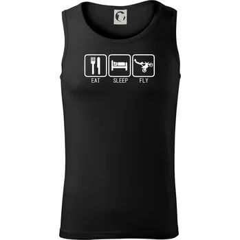 Pánská móda Eat sleep Motocross - freestyle - Tílko pánské Core - XL ( Černá )