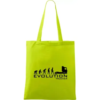 Evoluce trucker - Taška bavlněná - 42 x 38 cm ( Limetková )