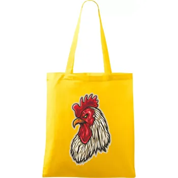 Kohout naštvaný - Taška bavlněná - 42 x 38 cm ( Žlutá )