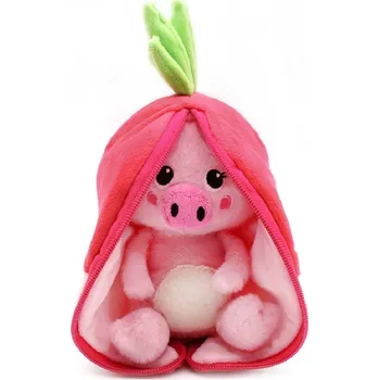 plyšák FLIPETZ 2v1 Plyšové prase / ředkvička - Piglet