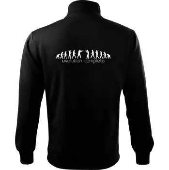 Pánská mikina Evoluce kompletní - Mikina bez kapuce Adventure - M ( Černá )