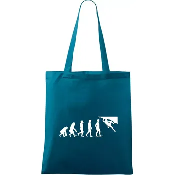 Evoluce bouldering - Taška bavlněná - 42 x 38 cm ( Petrolejová )