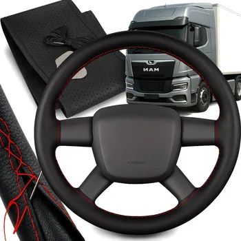 Potah na volant Kožený potah na volant Agmi z jednoho kusu