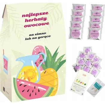 Vrták Sada ovocných čajů s bavlněným sítkem