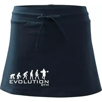 Dámská sukně Evoluce Gym - Sportovní sukně - two in one - XL ( Námořní modrá (velmi tmavá - téměř černá) )