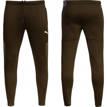 Pánské kalhoty Puma pánské sportovní kalhoty khaki zateplené WarmCell 658165 04 M