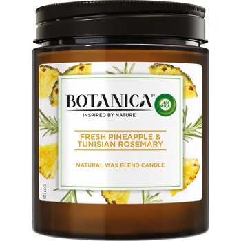 Airwick Botanica Fresh Pineapple & Tunisian Rosemary Natural Wax Blend Candle 205g