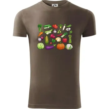 Zelenina ze zahrádky - Viper FIT - Pánské zůžené tričko - 2XL ( Army )