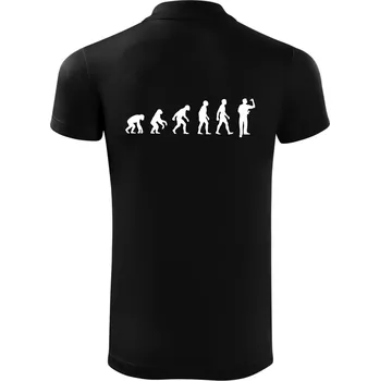 Pánská košile Evoluce šipky - Polokošile Victory sportovní (dresovina) - 2XL ( Černá )