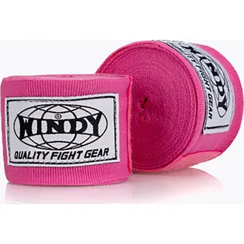 Omotávky boxerské bandáže windy 4.5M RŮŽOVÉ