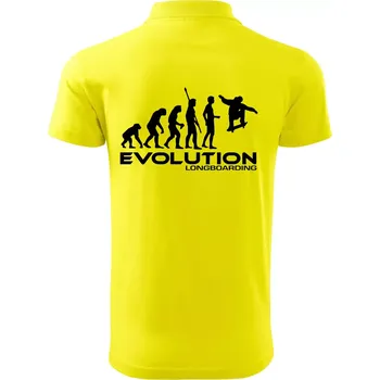 Pánská košile Evoluce longboard jump - Polokošile pánská Pique Polo 203 - 3XL ( Citrónová )
