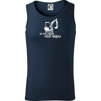 Já tak nějak rád rejpu - Tílko pánské Core - 2XL ( Námořní modrá (velmi tmavá - téměř černá) )