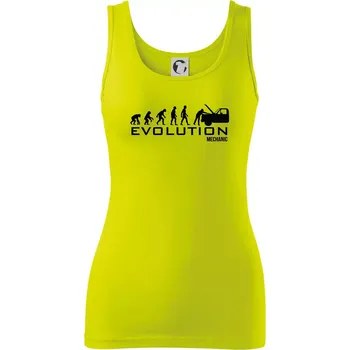 Evoluce mechanik - Dámské tílko - S ( Limetková )