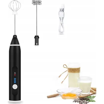 Příslušenství pro přípravu kávy Elektrický napěňovač mléka, míchadlo na kávu, šlehač mléka asdasdzz123