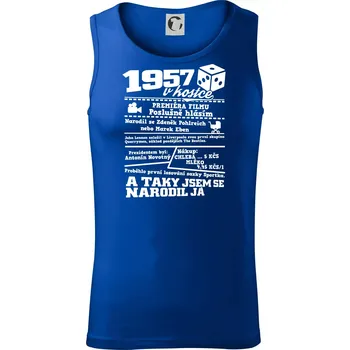 1957 v kostce - Tílko pánské Core - L ( Královská modrá )