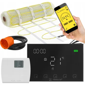 Topná rohož SADA Vyhřívací podložka pod dlaždice MA-160W/m2 2m2