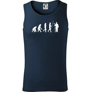 Evoluce malíř pokojů - Tílko pánské Core - M ( Námořní modrá (velmi tmavá - téměř černá) )