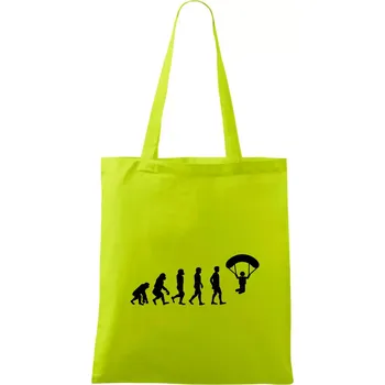 Evoluce paragliding - Taška bavlněná - 42 x 38 cm ( Limetková )