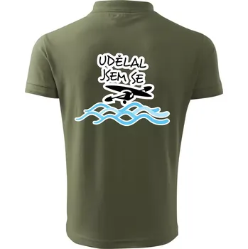 Pánská košile Udělal jsem se - Polokošile pánská Pique Polo 203 - 2XL ( Khaki )